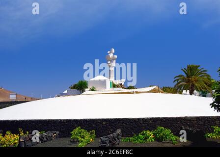 EL CAMPESINO, LANZAROTE - 21 JUIN 2008 : le Monumento al Campesino érigé par l'artiste Cesar Manrique en l'an 1986 est un monument commémoratif en l'honneur de la Th Banque D'Images