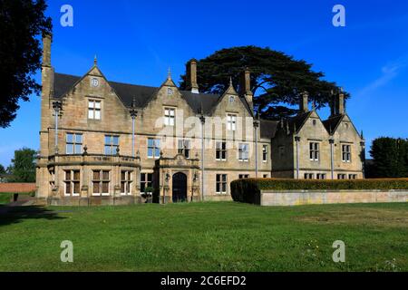 Duffield Hall, village de Duffield, Derbyshire, Angleterre, Royaume-Uni Banque D'Images