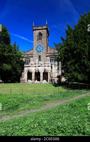 Eglise St Marys, village de Cromford, parc national Peak District, Derbyshire Dales, Angleterre, Royaume-Uni Banque D'Images