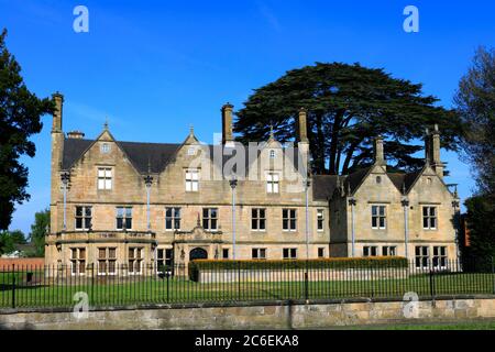 Duffield Hall, village de Duffield, Derbyshire, Angleterre, Royaume-Uni Banque D'Images