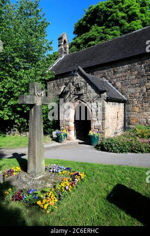 St Johns Chapel Heritage Centre, Belper Town, Amber Valley, Derbyshire Dales, Angleterre, Royaume-Uni Banque D'Images