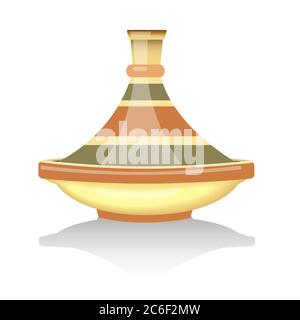 Tagine marocain traditionnel. Format vectoriel EPS10. Illustration de Vecteur