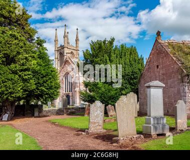 Église du village de Stenton, Lothian oriental, Écosse, Royaume-Uni. Banque D'Images