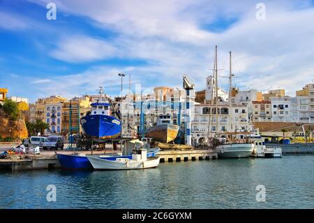 L'Ametlla de Mar près de Tarragone, Costa Dorada, Catalogne en Espagne Banque D'Images