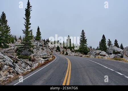 Le Parc National de Yellowstone dans le Wyoming Banque D'Images