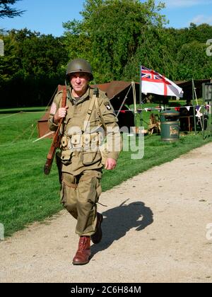 Rufford Abbey week-end des années 1940 Rufford Notinghamshire Angleterre Banque D'Images