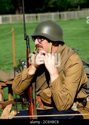 Rufford Abbey week-end des années 1940 Rufford Notinghamshire Angleterre Banque D'Images