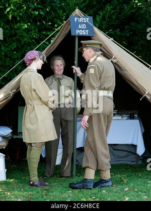 Rufford Abbey week-end des années 1940 Rufford Notinghamshire Angleterre Banque D'Images