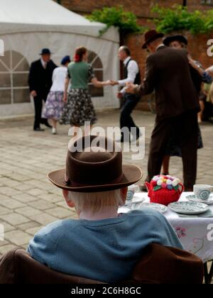 Rufford Abbey week-end des années 1940 Rufford Notinghamshire Angleterre Banque D'Images