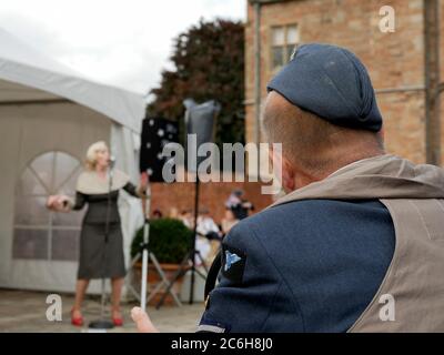 Rufford Abbey week-end des années 1940 Rufford Notinghamshire Angleterre Banque D'Images