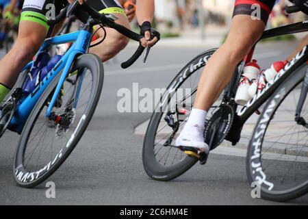 Kerwe-Radrennen à Mutterstadt am 27/08/2018 Banque D'Images