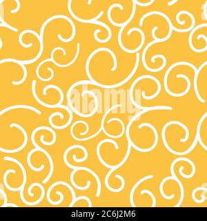 Motif sans couture vectoriel Swirl Illustration de Vecteur