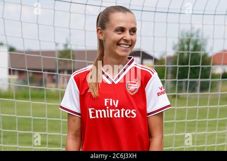 Arsenal Women FC annonce à Londres, Angleterre la signature de Noelle Maritz - Suisse nationale et anciennement VfL Wolfsburg - le vendredi 10 juillet 2020. (Photo officielle du club prise à Wolfsburg, Allemagne par Daniela Porcelli/Sports Press photo) Daniela Porcelli/SPP Banque D'Images