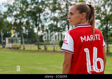 Arsenal Women FC annonce à Londres, Angleterre la signature de Noelle Maritz - Suisse nationale et anciennement VfL Wolfsburg - le vendredi 10 juillet 2020. (Photo officielle du club prise à Wolfsburg, Allemagne par Daniela Porcelli/Sports Press photo) Daniela Porcelli/SPP Banque D'Images