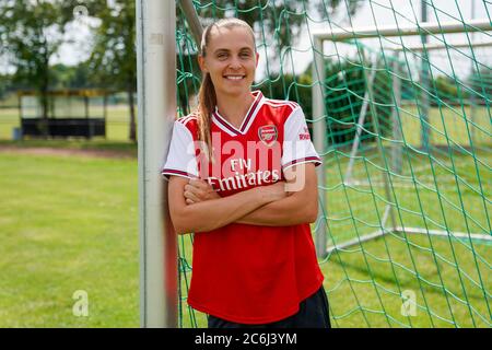 Arsenal Women FC annonce à Londres, Angleterre la signature de Noelle Maritz - Suisse nationale et anciennement VfL Wolfsburg - le vendredi 10 juillet 2020. (Photo officielle du club prise à Wolfsburg, Allemagne par Daniela Porcelli/Sports Press photo) Daniela Porcelli/SPP Banque D'Images