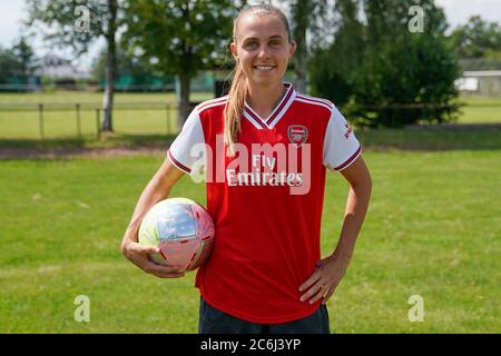 Arsenal Women FC annonce à Londres, Angleterre la signature de Noelle Maritz - Suisse nationale et anciennement VfL Wolfsburg - le vendredi 10 juillet 2020. (Photo officielle du club prise à Wolfsburg, Allemagne par Daniela Porcelli/Sports Press photo) Daniela Porcelli/SPP Banque D'Images