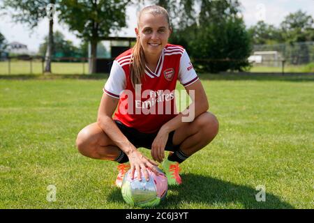 Arsenal Women FC annonce à Londres, Angleterre la signature de Noelle Maritz - Suisse nationale et anciennement VfL Wolfsburg - le vendredi 10 juillet 2020. (Photo officielle du club prise à Wolfsburg, Allemagne par Daniela Porcelli/Sports Press photo) Daniela Porcelli/SPP Banque D'Images