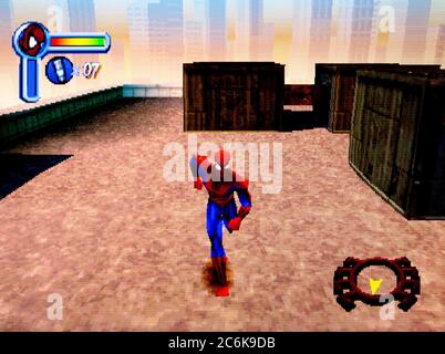 Spider-Man - Sony PlayStation 1 PS1 PSX - usage éditorial uniquement Banque D'Images