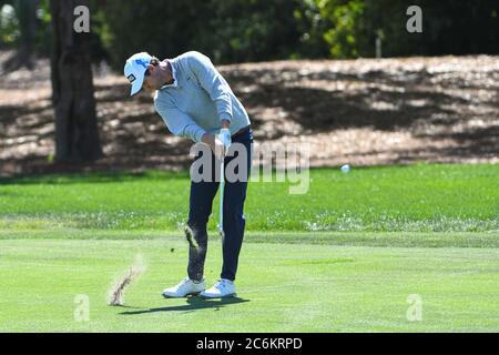 Pro Golfer Harris English en compétition lors des 2020 groupes Arnold Palmer Invitational Third Round au Bay Hill Club Lodge à Orlando, Floride, le jeudi 7 mars 2020. Crédit photo : Marty Jean-Louis Banque D'Images