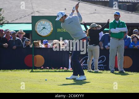 Pro Golfer Harris English en compétition lors des 2020 groupes Arnold Palmer Invitational Third Round au Bay Hill Club Lodge à Orlando, Floride, le jeudi 7 mars 2020. Crédit photo : Marty Jean-Louis Banque D'Images