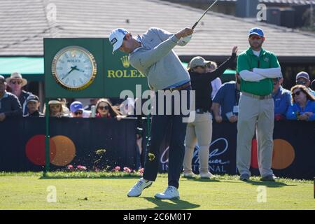 Pro Golfer Harris English en compétition lors des 2020 groupes Arnold Palmer Invitational Third Round au Bay Hill Club Lodge à Orlando, Floride, le jeudi 7 mars 2020. Crédit photo : Marty Jean-Louis Banque D'Images