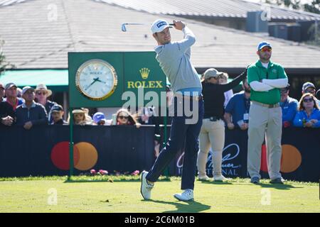 Pro Golfer Harris English en compétition lors des 2020 groupes Arnold Palmer Invitational Third Round au Bay Hill Club Lodge à Orlando, Floride, le jeudi 7 mars 2020. Crédit photo : Marty Jean-Louis Banque D'Images