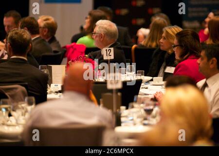 L'honorable Peter Costello AC donne le discours-programme du sixième déjeuner de la nation Retail au Sofitel Wentworth, Sydney. Banque D'Images