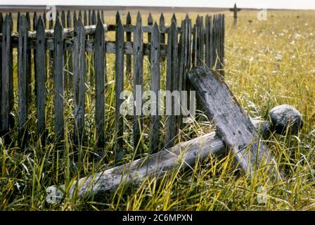 Cape tombe Krustenstern Alaska Septembre 1973 Banque D'Images