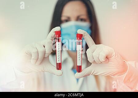 Affiche textuelle indiquant Virologie. Photo d'affaires présentant la branche de la science traitant de la variété des agents viraux et de la maladie laboratoire de sang test sam Banque D'Images