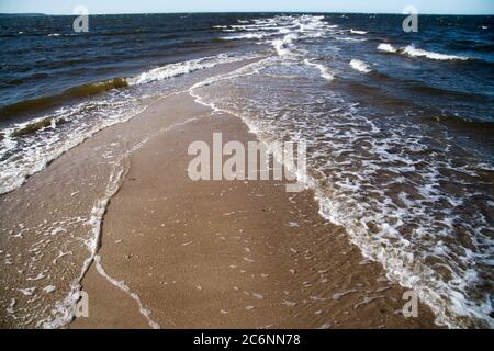 Sandy Cypel Rewski sur Zatoka Pucka (Baie de Puck) à Rewa, Pologne 31 mai 2020 © Wojciech Strozyk / Alamy stock photo Banque D'Images