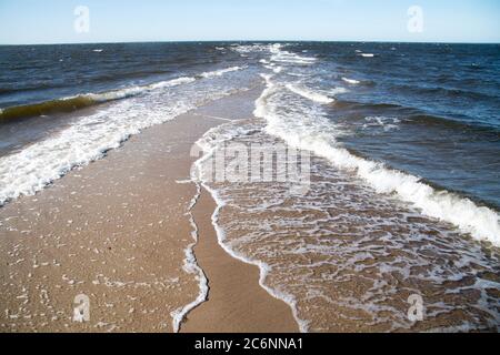 Sandy Cypel Rewski sur Zatoka Pucka (Baie de Puck) à Rewa, Pologne 31 mai 2020 © Wojciech Strozyk / Alamy stock photo Banque D'Images