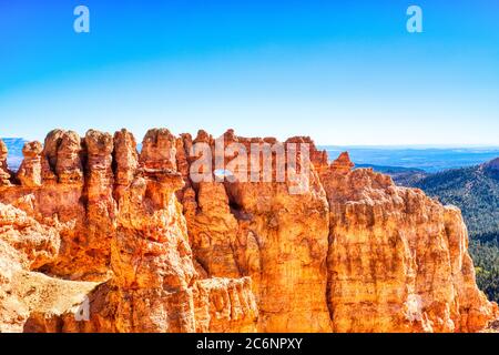 Black Birch Canyon dans le parc national de Bryce Canyon pendant une journée ensoleillée, Utah, États-Unis Banque D'Images