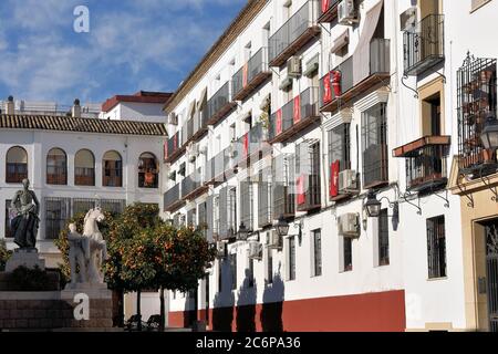 Plaza del Conde de Priego à Cordoue Espagne Banque D'Images