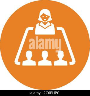 Icône hiérarchie, graphiques vectoriels pour une utilisation variée. Illustration de Vecteur