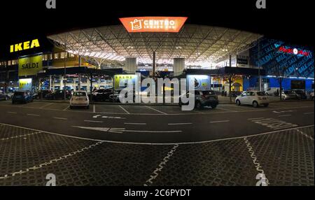 Grancia, Tessin, Suisse - 24 janvier 2019: Le Centro Lugano Sud est le centre commercial principal du Tessin, avec plus de 50 magasins Banque D'Images