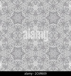 Motif vectoriel ethnique tracé à la main Illustration de Vecteur