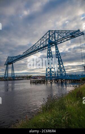 Transporter Bridge, Middlesbrough, Angleterre, RU Banque D'Images