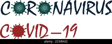 Bactéries coronavirus Cell Icon, Covid-19 Illustration de Vecteur