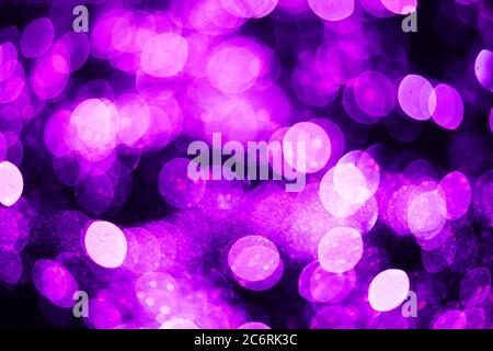 Résumé particules violettes brillantes. Banque D'Images