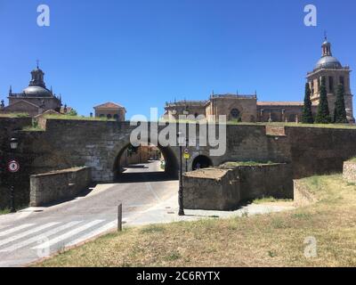 Entrée à la ville de Ciudad Rodrigo Banque D'Images