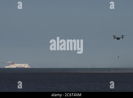 USAF hélicoptère Bell Boeing V-22 Osprey Banque D'Images