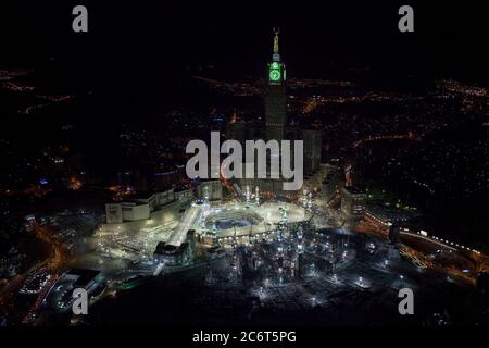 Abraj Al Bait, Arabie Saoudite, Tour du Ccock royal de Makkah Banque D'Images