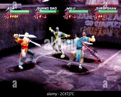 Wu-Tang Shaolin style - Sony PlayStation 1 PS1 PSX - usage éditorial uniquement Banque D'Images