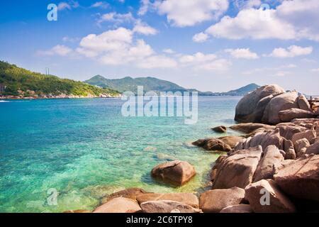 magnifique paradis tropical île koh tao thaïlande sur la nature magnifique paysage marin fond sur la nature magnifique paysage marin fond Banque D'Images