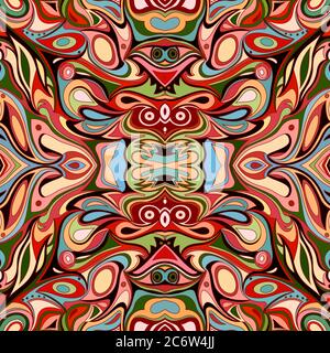 Motif vectoriel abstrait sans couture Illustration de Vecteur