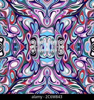 Motif vectoriel abstrait sans couture Illustration de Vecteur