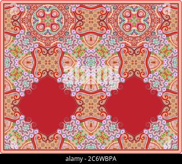 Illustration ornementale ethnique vectorielle Illustration de Vecteur