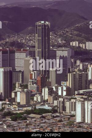 CARACAS, VENEZUELA - le centre ville de Caracas paysage urbain avec des gratte-ciels. Banque D'Images