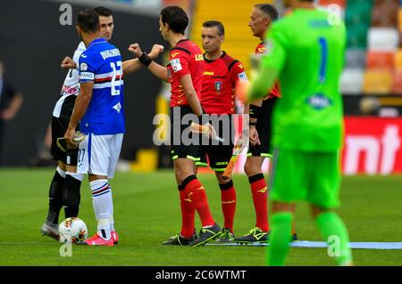 Udine, Italie. 12 juillet 2020. udine, Italie, 12 juillet 2020, match pré-pré pendant Udinese vs Sampdoria - italian Serie A football Match - Credit: LM/Alessio Marini Credit: Alessio Marini/LPS/ZUMA Wire/Alay Live News Banque D'Images