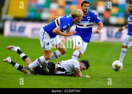 Udine, Italie. 12 juillet 2020. udine, Italie, 12 juillet 2020, pendant Udinese vs Sampdoria - italien Serie A football Match - Credit: LM/Alessio Marini Credit: Alessio Marini/LPS/ZUMA Wire/Alay Live News Banque D'Images